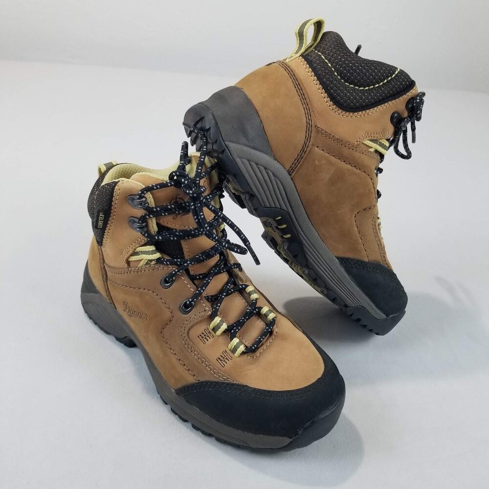 Danner Boots Womens Size 7 Brown Zigzag Trail GTX 6 Inch Waterproof Hiking 31028